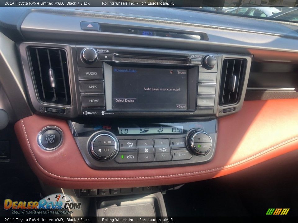 2014 Toyota RAV4 Limited AWD Black / Black Photo #10
