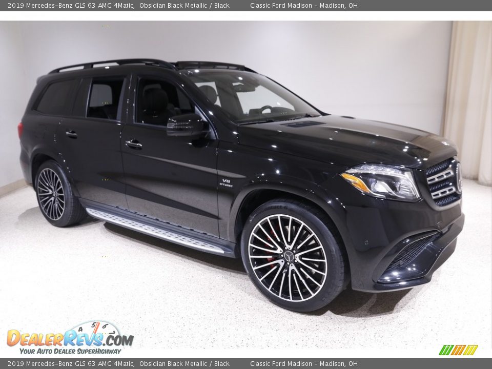 Obsidian Black Metallic 2019 Mercedes-Benz GLS 63 AMG 4Matic Photo #1