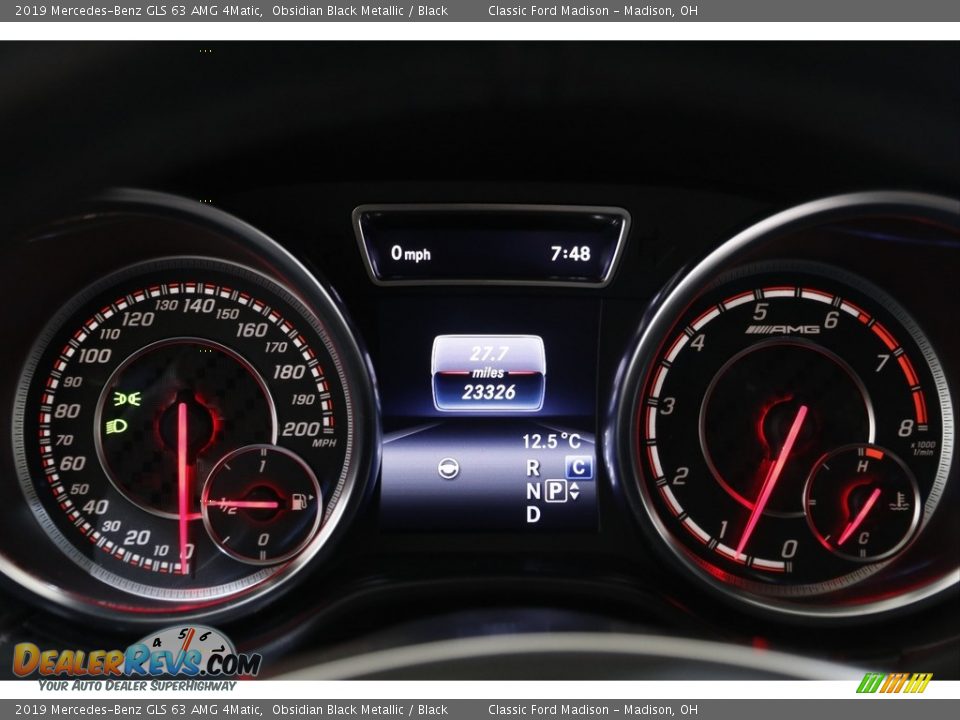 2019 Mercedes-Benz GLS 63 AMG 4Matic Gauges Photo #8