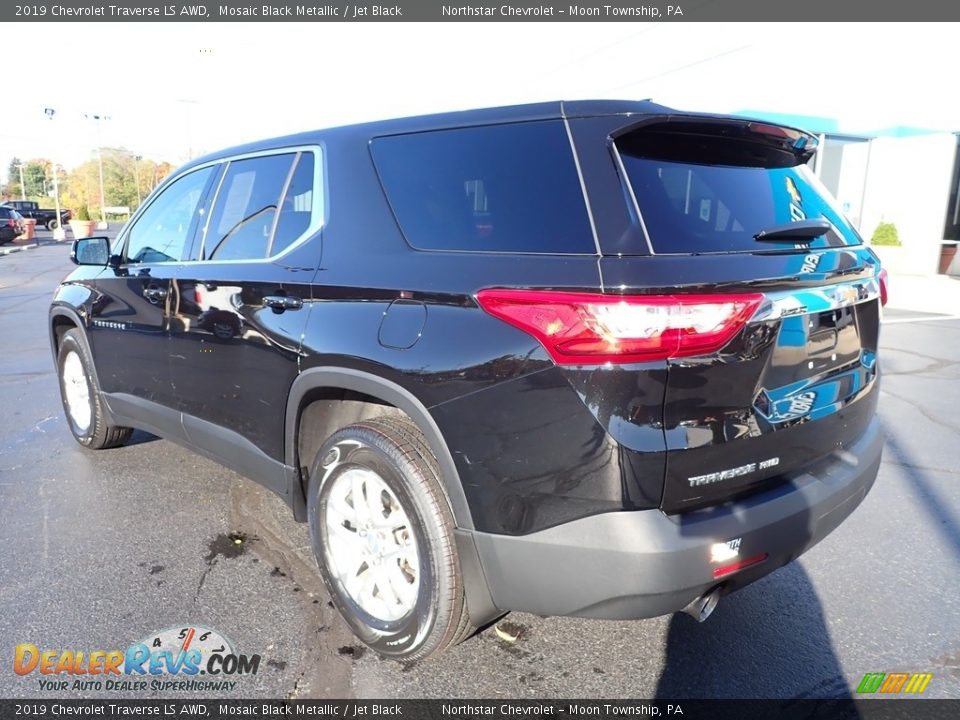 2019 Chevrolet Traverse LS AWD Mosaic Black Metallic / Jet Black Photo #4