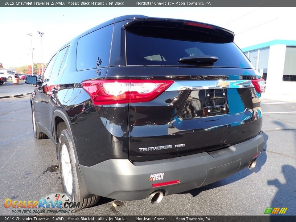 2019 Chevrolet Traverse LS AWD Mosaic Black Metallic / Jet Black Photo #5