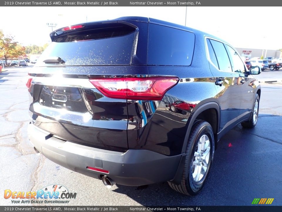 2019 Chevrolet Traverse LS AWD Mosaic Black Metallic / Jet Black Photo #8