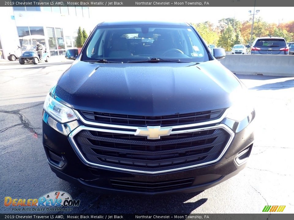 2019 Chevrolet Traverse LS AWD Mosaic Black Metallic / Jet Black Photo #11