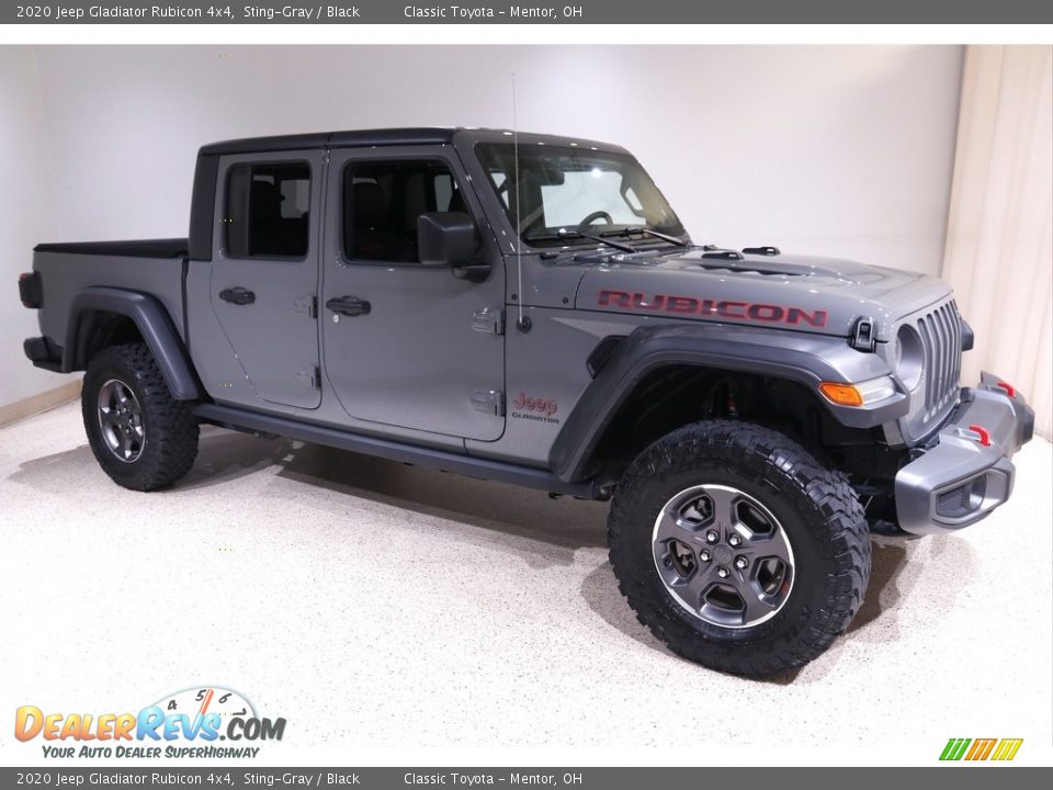 2020 Jeep Gladiator Rubicon 4x4 Sting-Gray / Black Photo #1