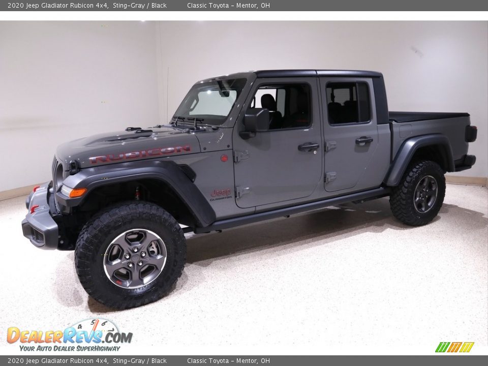 2020 Jeep Gladiator Rubicon 4x4 Sting-Gray / Black Photo #3