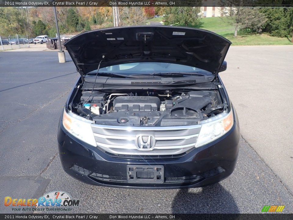 2011 Honda Odyssey EX Crystal Black Pearl / Gray Photo #5