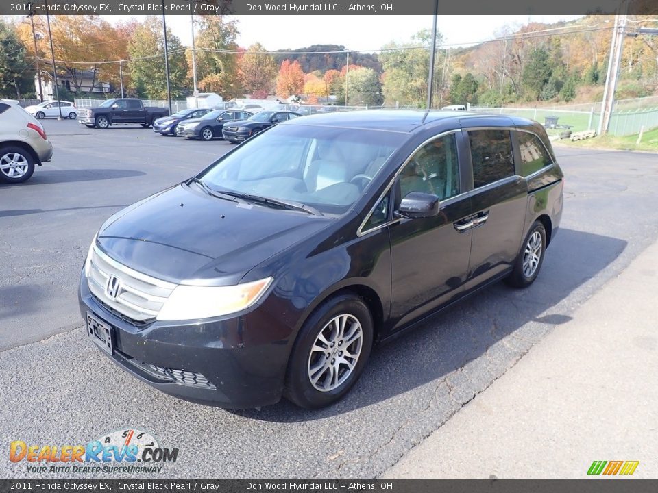 2011 Honda Odyssey EX Crystal Black Pearl / Gray Photo #7