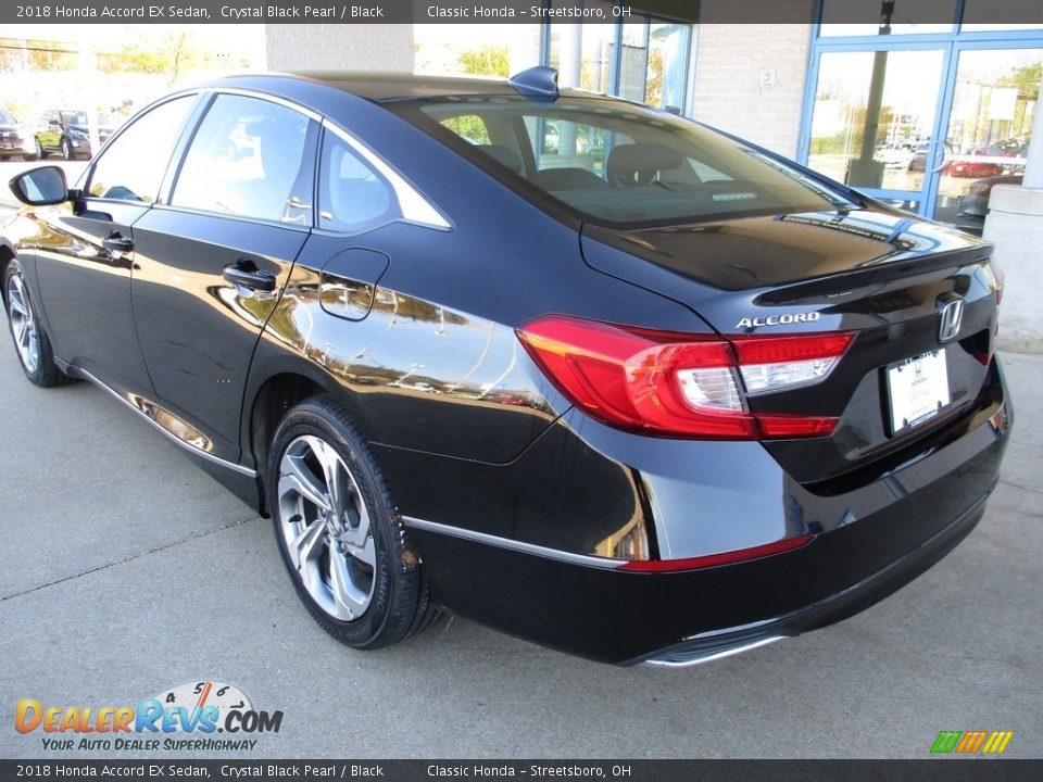 2018 Honda Accord EX Sedan Crystal Black Pearl / Black Photo #9