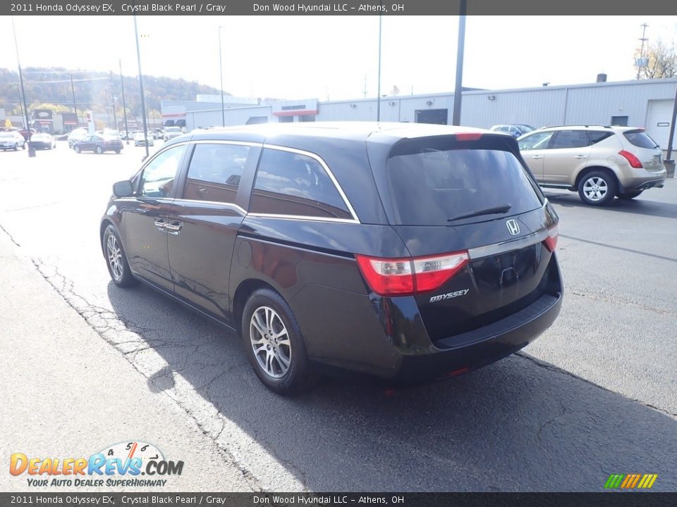 2011 Honda Odyssey EX Crystal Black Pearl / Gray Photo #9