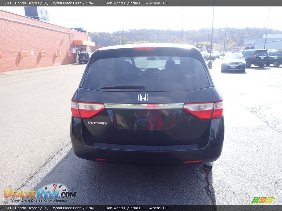 2011 Honda Odyssey EX Crystal Black Pearl / Gray Photo #10