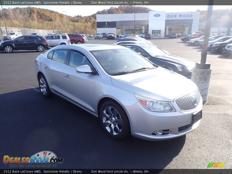 2012 Buick LaCrosse AWD Quicksilver Metallic / Ebony Photo #2