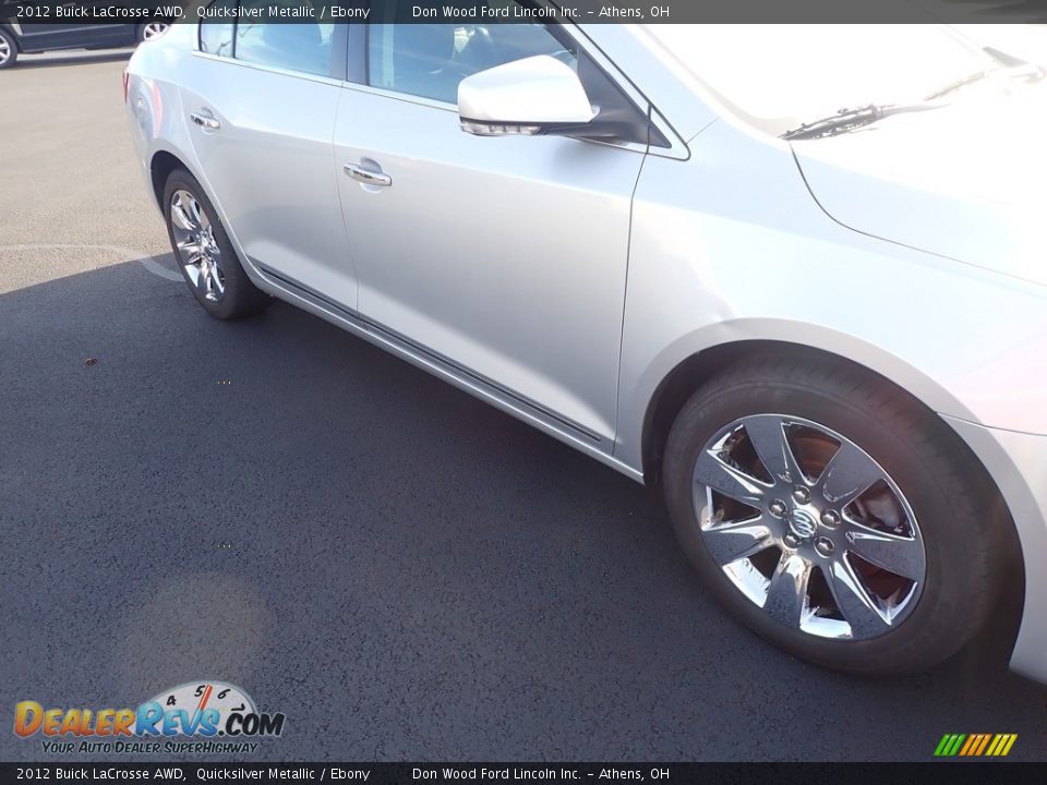 2012 Buick LaCrosse AWD Quicksilver Metallic / Ebony Photo #3