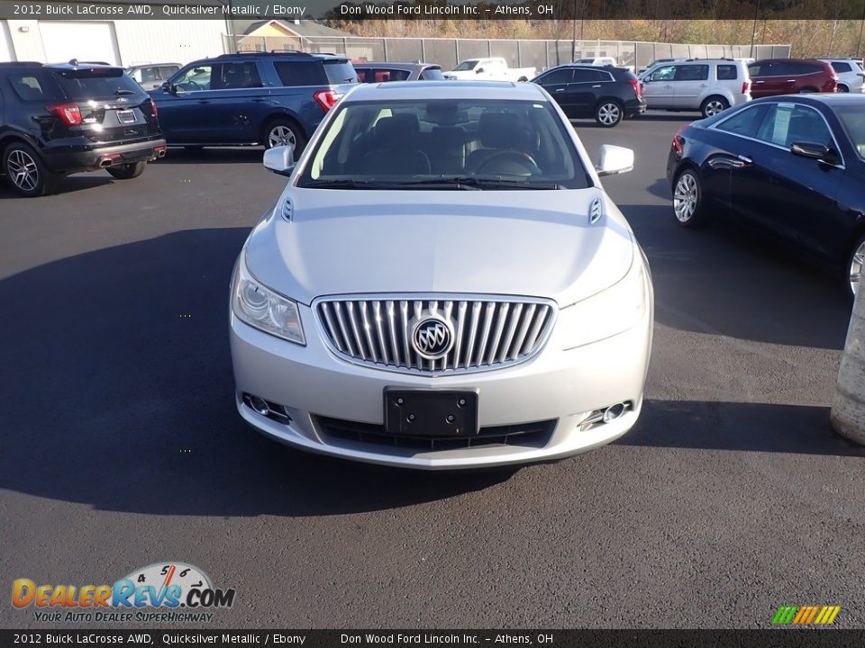 2012 Buick LaCrosse AWD Quicksilver Metallic / Ebony Photo #4