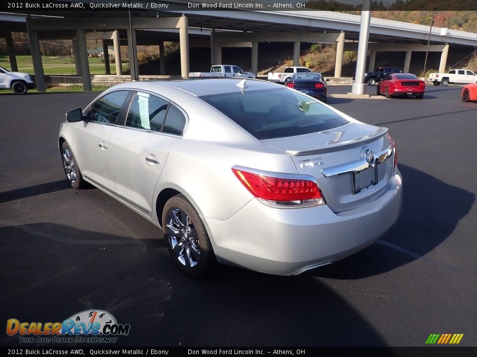 2012 Buick LaCrosse AWD Quicksilver Metallic / Ebony Photo #9