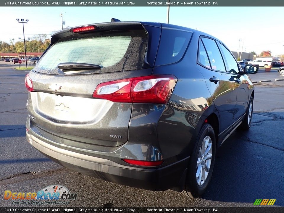 2019 Chevrolet Equinox LS AWD Nightfall Gray Metallic / Medium Ash Gray Photo #8