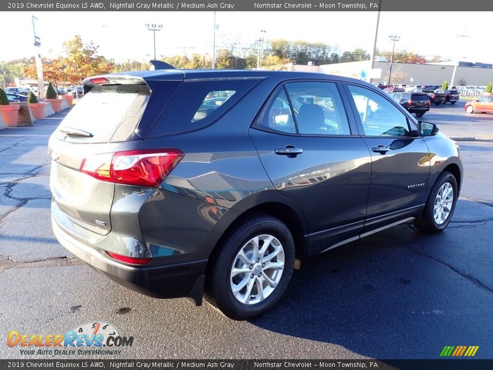 2019 Chevrolet Equinox LS AWD Nightfall Gray Metallic / Medium Ash Gray Photo #9