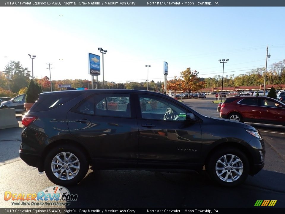 2019 Chevrolet Equinox LS AWD Nightfall Gray Metallic / Medium Ash Gray Photo #10