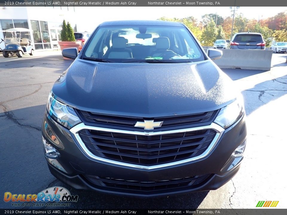 2019 Chevrolet Equinox LS AWD Nightfall Gray Metallic / Medium Ash Gray Photo #11