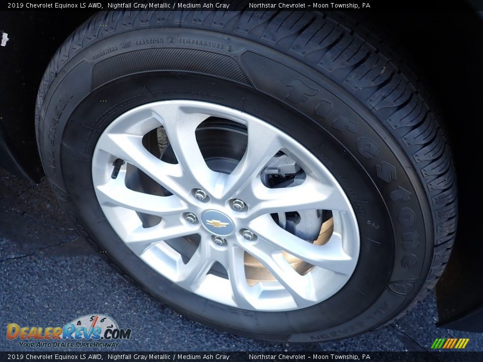 2019 Chevrolet Equinox LS AWD Nightfall Gray Metallic / Medium Ash Gray Photo #12