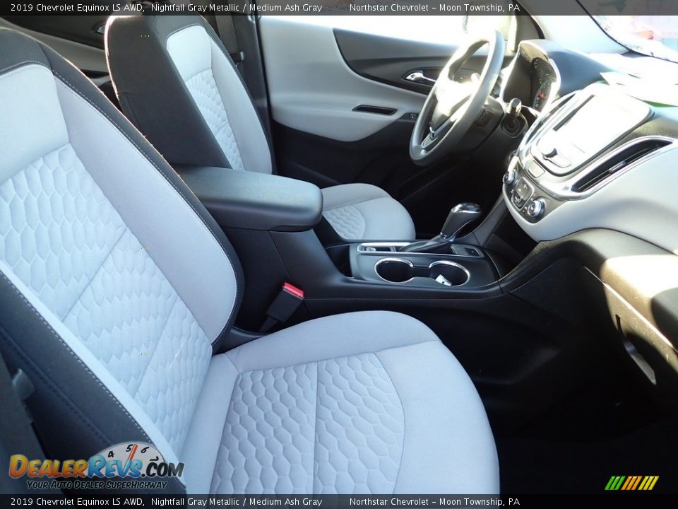 2019 Chevrolet Equinox LS AWD Nightfall Gray Metallic / Medium Ash Gray Photo #13