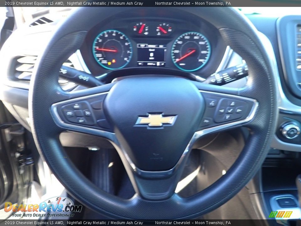 2019 Chevrolet Equinox LS AWD Nightfall Gray Metallic / Medium Ash Gray Photo #23