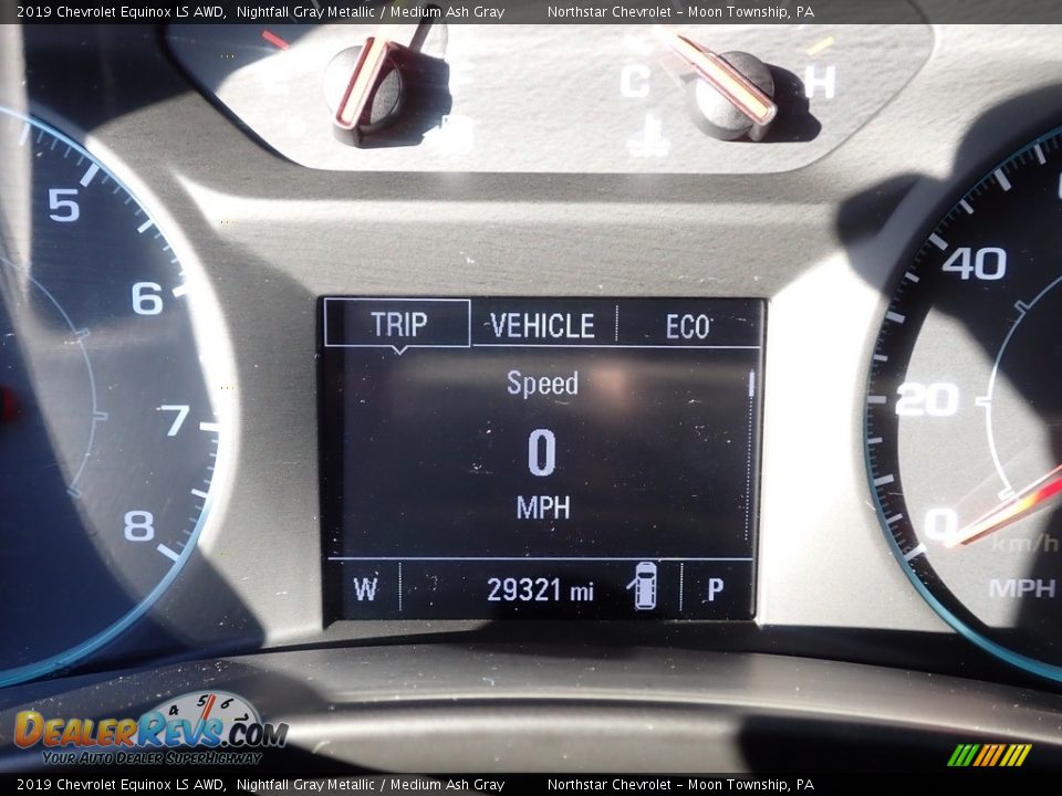 2019 Chevrolet Equinox LS AWD Nightfall Gray Metallic / Medium Ash Gray Photo #29