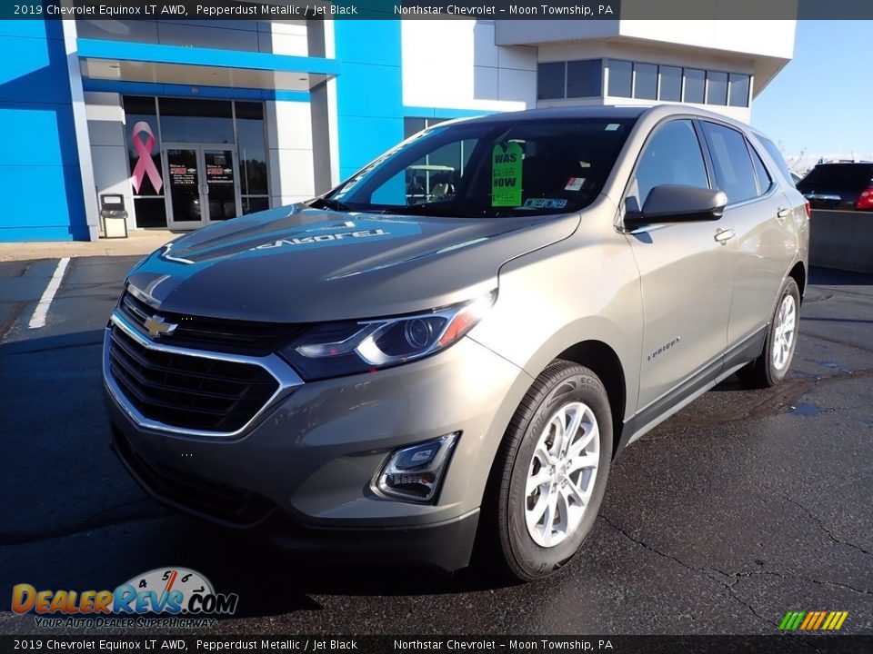 2019 Chevrolet Equinox LT AWD Pepperdust Metallic / Jet Black Photo #2