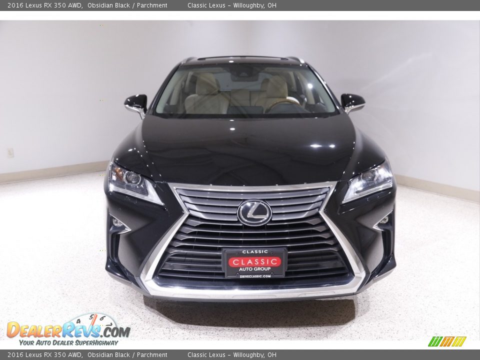 2016 Lexus RX 350 AWD Obsidian Black / Parchment Photo #2