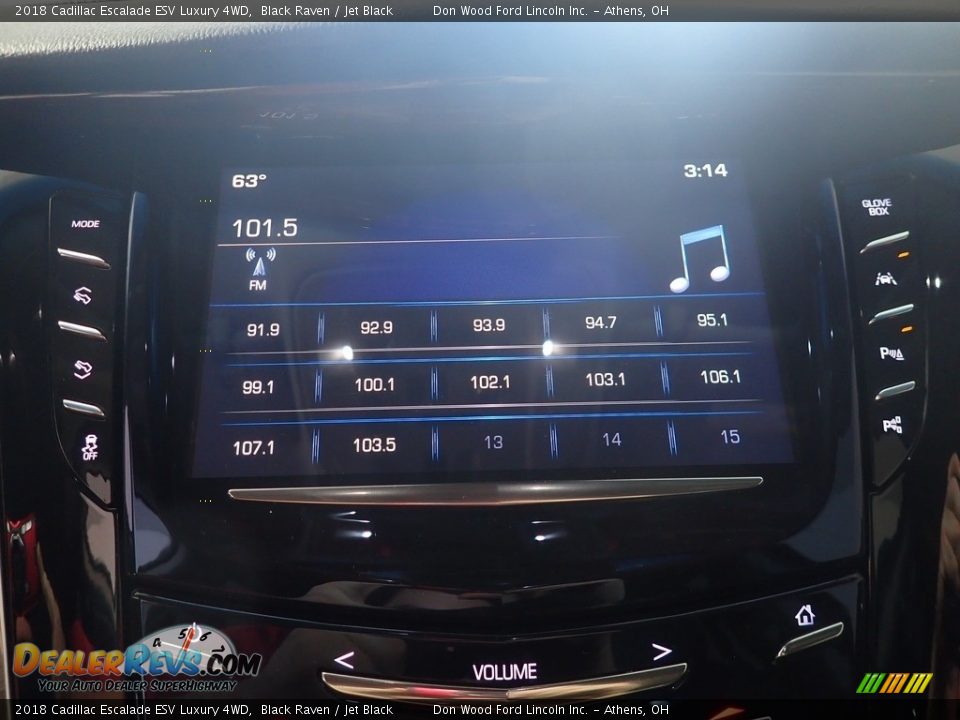 2018 Cadillac Escalade ESV Luxury 4WD Black Raven / Jet Black Photo #28