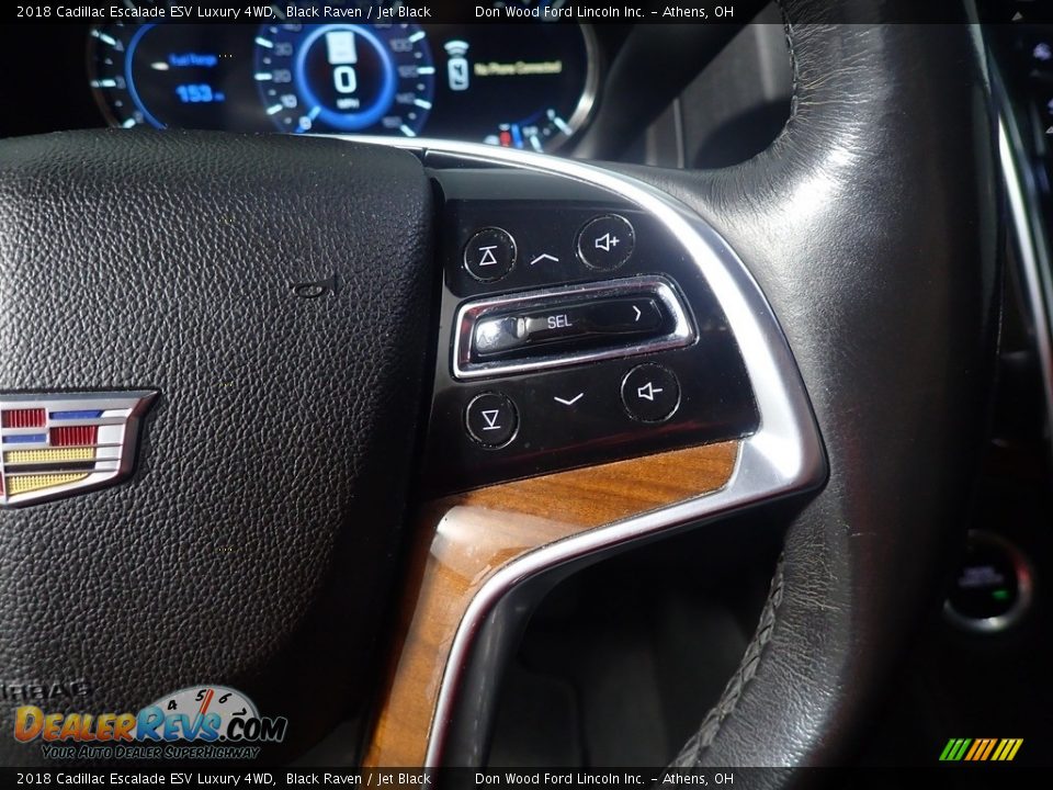 2018 Cadillac Escalade ESV Luxury 4WD Black Raven / Jet Black Photo #30