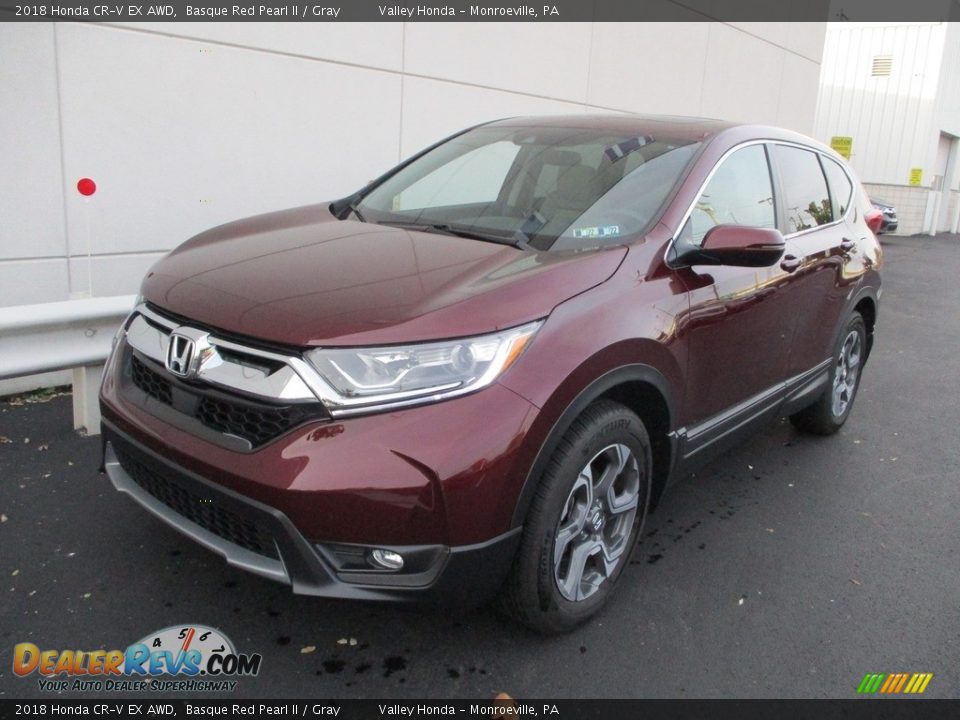 Front 3/4 View of 2018 Honda CR-V EX AWD Photo #10