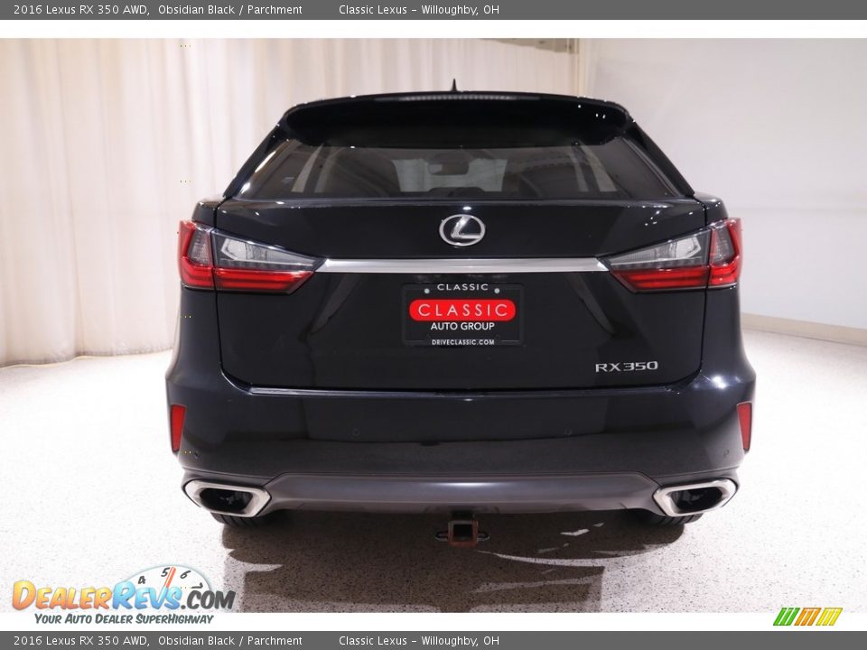 2016 Lexus RX 350 AWD Obsidian Black / Parchment Photo #20