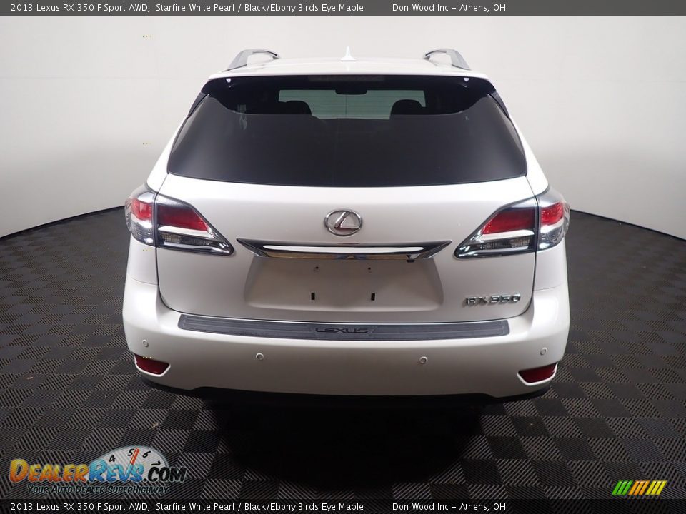 2013 Lexus RX 350 F Sport AWD Starfire White Pearl / Black/Ebony Birds Eye Maple Photo #15