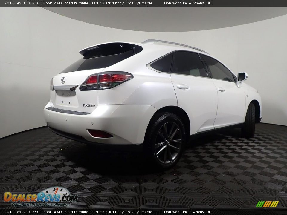 2013 Lexus RX 350 F Sport AWD Starfire White Pearl / Black/Ebony Birds Eye Maple Photo #18