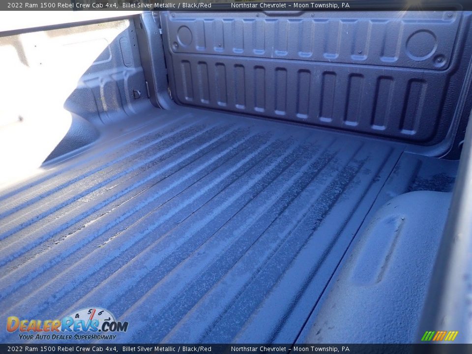 2022 Ram 1500 Rebel Crew Cab 4x4 Billet Silver Metallic / Black/Red Photo #18