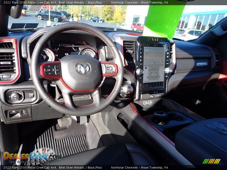 Dashboard of 2022 Ram 1500 Rebel Crew Cab 4x4 Photo #21