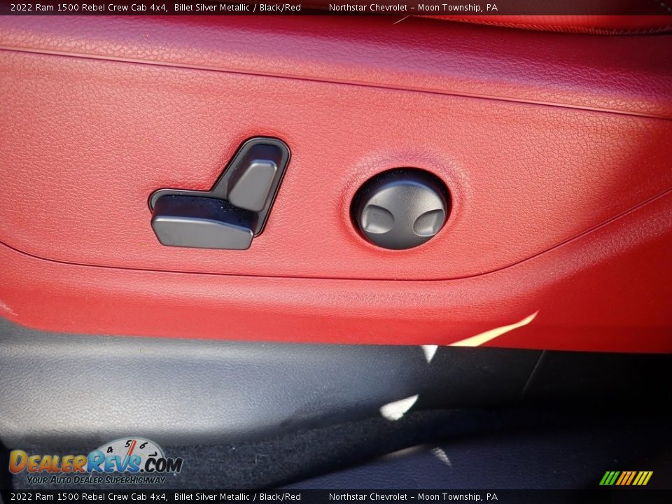 2022 Ram 1500 Rebel Crew Cab 4x4 Billet Silver Metallic / Black/Red Photo #23