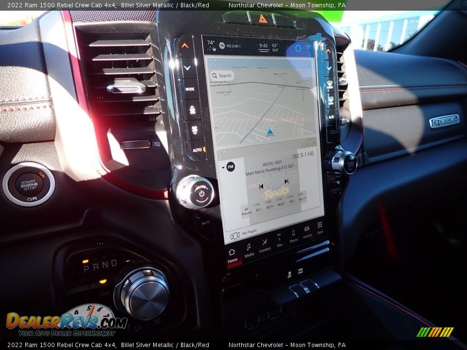 Controls of 2022 Ram 1500 Rebel Crew Cab 4x4 Photo #26