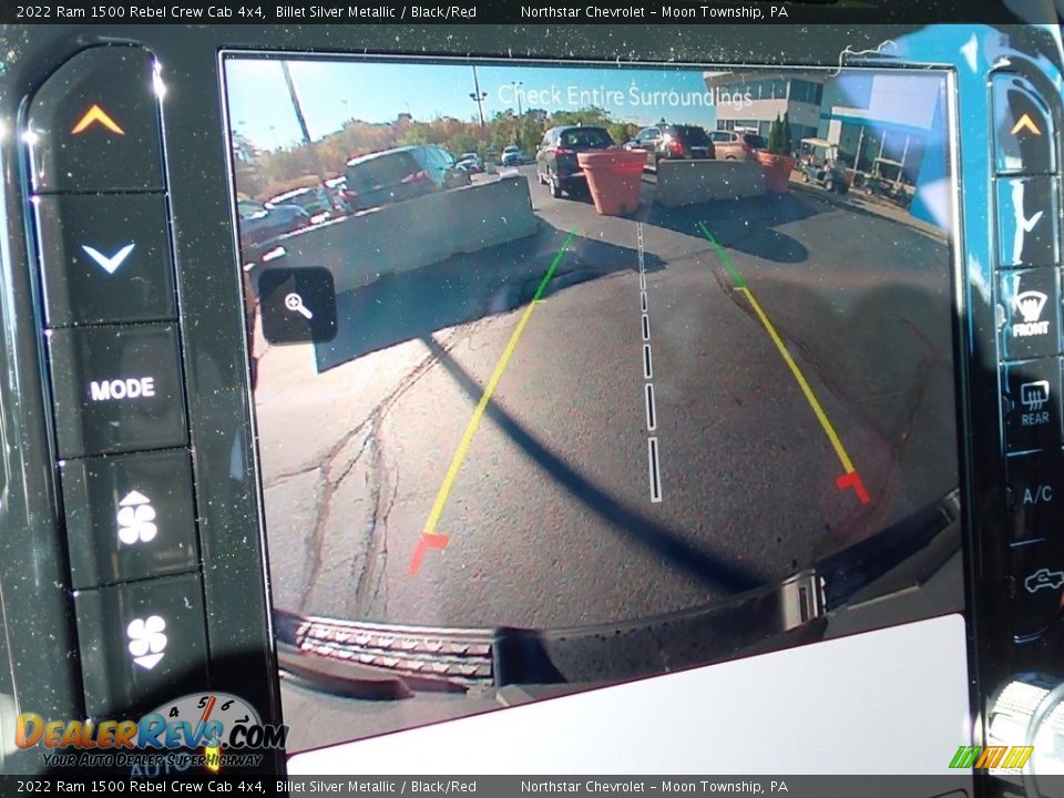 2022 Ram 1500 Rebel Crew Cab 4x4 Billet Silver Metallic / Black/Red Photo #30