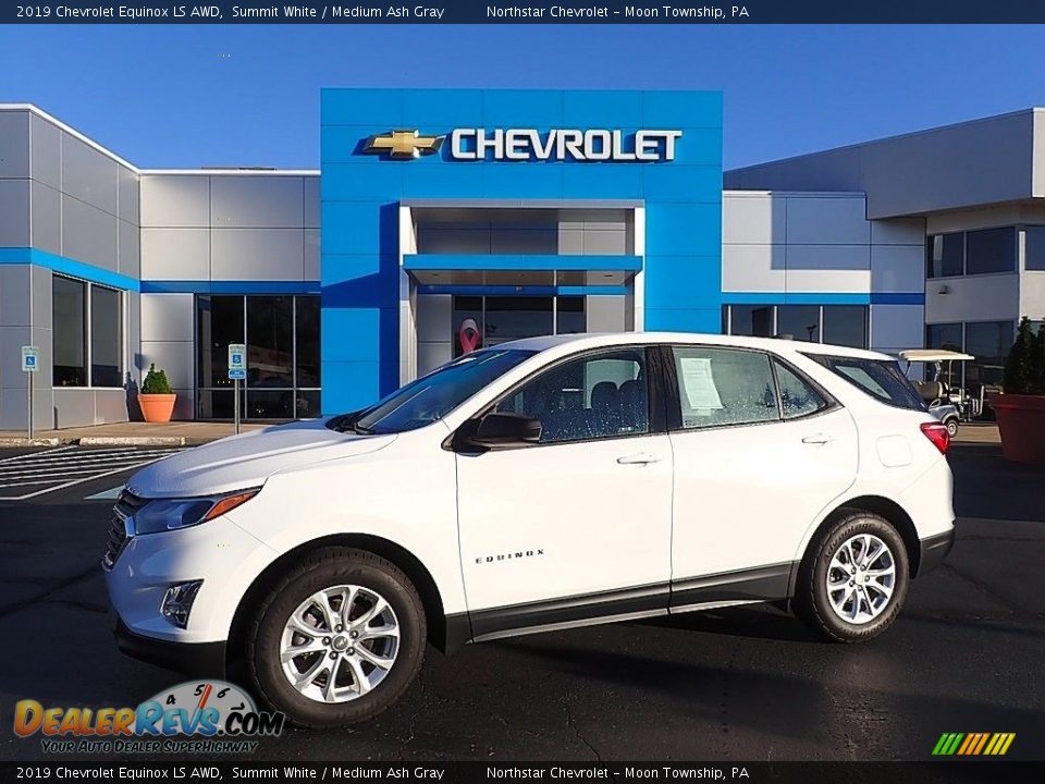 2019 Chevrolet Equinox LS AWD Summit White / Medium Ash Gray Photo #1