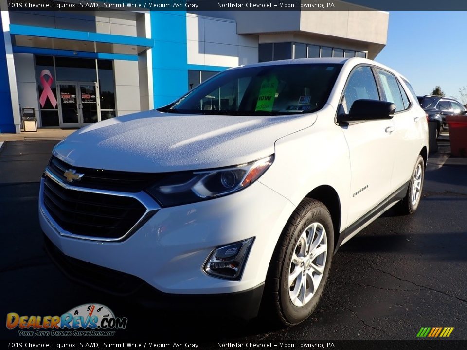 2019 Chevrolet Equinox LS AWD Summit White / Medium Ash Gray Photo #2