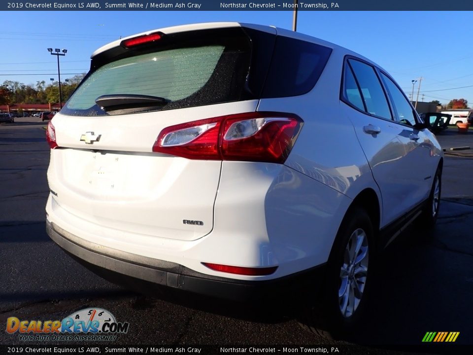 2019 Chevrolet Equinox LS AWD Summit White / Medium Ash Gray Photo #8