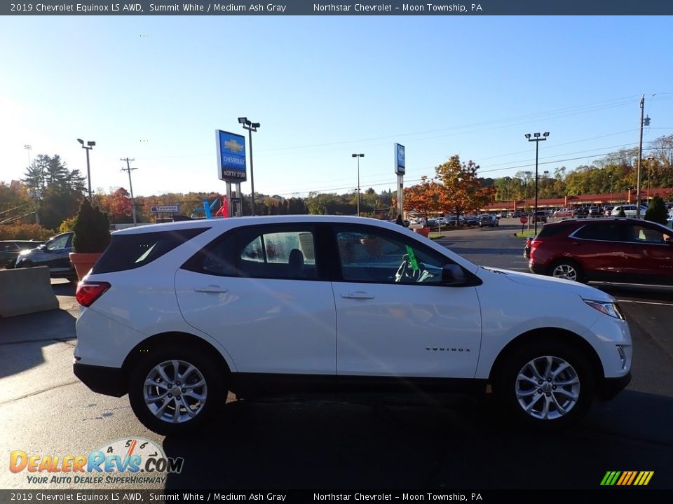 2019 Chevrolet Equinox LS AWD Summit White / Medium Ash Gray Photo #10