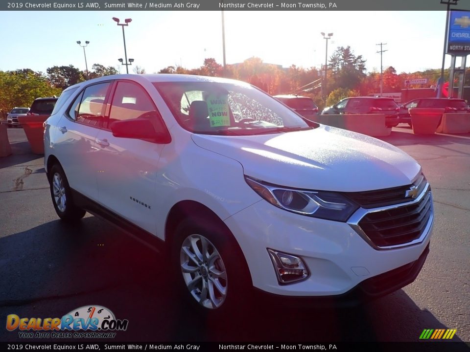 2019 Chevrolet Equinox LS AWD Summit White / Medium Ash Gray Photo #11