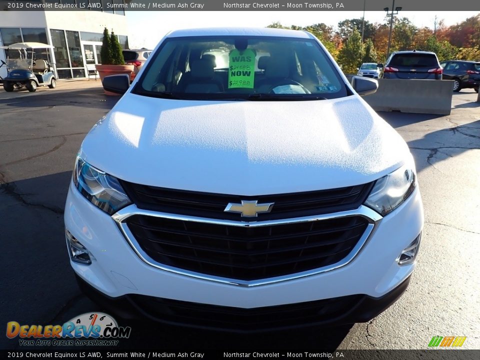 2019 Chevrolet Equinox LS AWD Summit White / Medium Ash Gray Photo #12