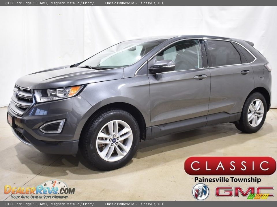 2017 Ford Edge SEL AWD Magnetic Metallic / Ebony Photo #1