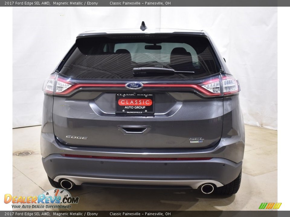 2017 Ford Edge SEL AWD Magnetic Metallic / Ebony Photo #3