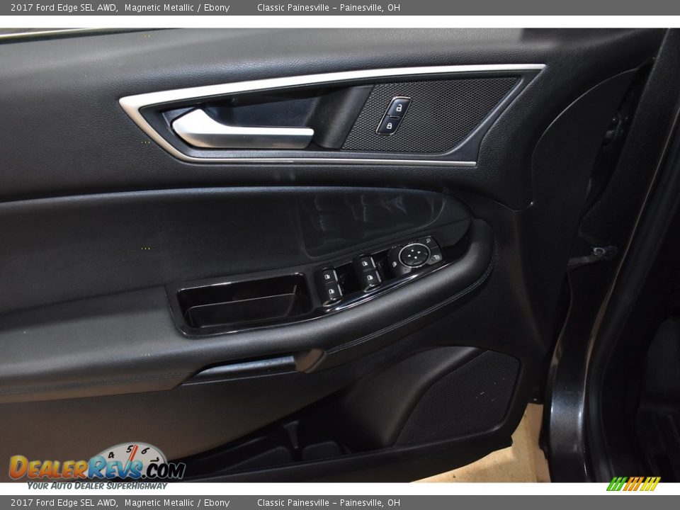 2017 Ford Edge SEL AWD Magnetic Metallic / Ebony Photo #10