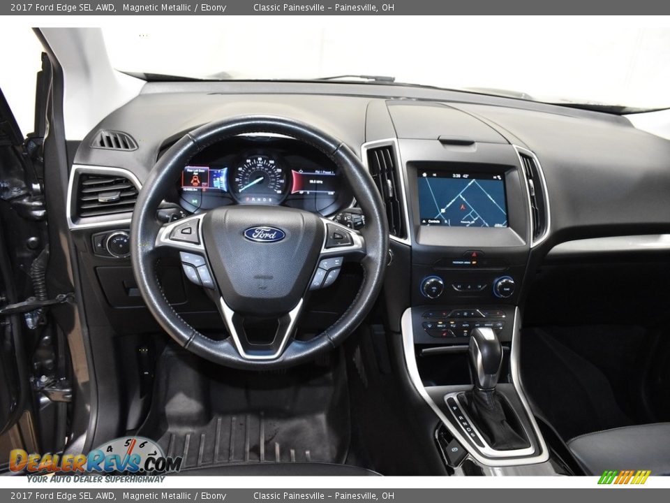 2017 Ford Edge SEL AWD Magnetic Metallic / Ebony Photo #12