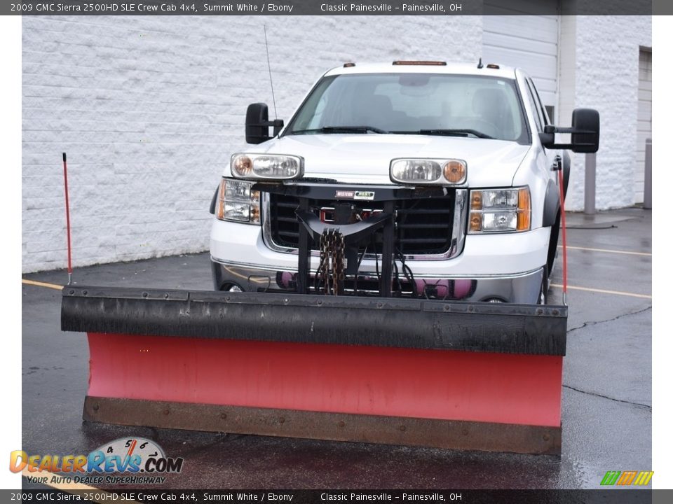 2009 GMC Sierra 2500HD SLE Crew Cab 4x4 Summit White / Ebony Photo #4